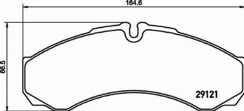 Textar 2912170 - Kit de plaquettes de frein, frein à disque cwaw.fr