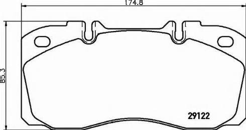 Textar 2912271 - Kit de plaquettes de frein, frein à disque cwaw.fr