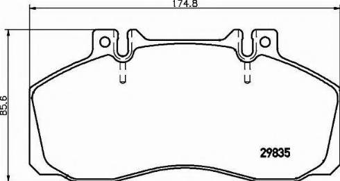 Textar 2983570 - Kit de plaquettes de frein, frein à disque cwaw.fr