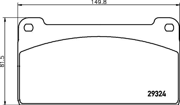 Textar 2932401 - Kit de plaquettes de frein, frein à disque cwaw.fr