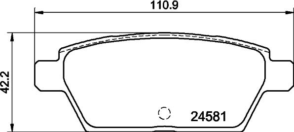 Textar 2458106 - Kit de plaquettes de frein, frein à disque cwaw.fr