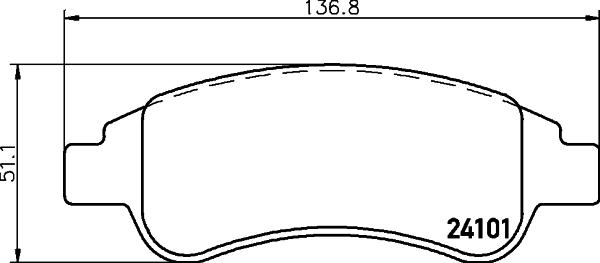 Textar 2410103 - Kit de plaquettes de frein, frein à disque cwaw.fr