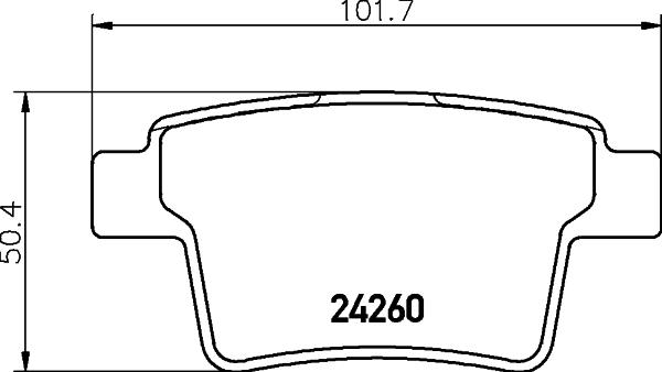 Textar 2426006 - Kit de plaquettes de frein, frein à disque cwaw.fr