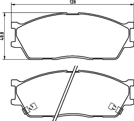 BENDIX 572560 - Kit de plaquettes de frein, frein à disque cwaw.fr