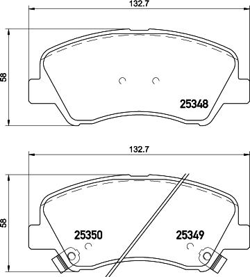 Textar 2534803 - Kit de plaquettes de frein, frein à disque cwaw.fr