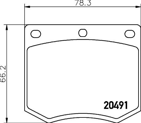 Textar 2049105 - Kit de plaquettes de frein, frein à disque cwaw.fr