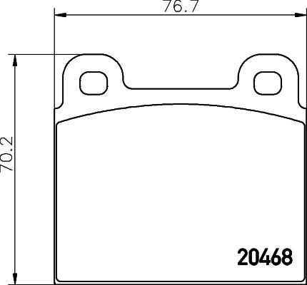 Textar 2046801 - Kit de plaquettes de frein, frein à disque cwaw.fr