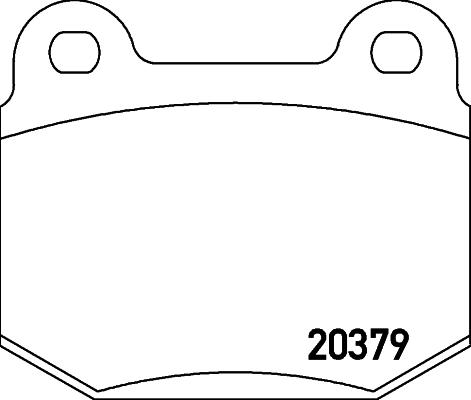 Textar 2037901 - Kit de plaquettes de frein, frein à disque cwaw.fr