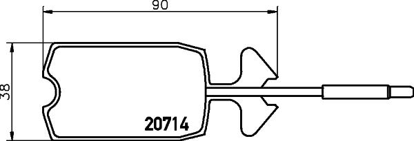 Textar 2071403 - Kit de plaquettes de frein, frein à disque cwaw.fr