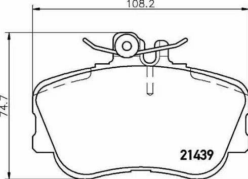 Textar 2143906 - Kit de plaquettes de frein, frein à disque cwaw.fr