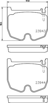 Textar 2394306 - Kit de plaquettes de frein, frein à disque cwaw.fr