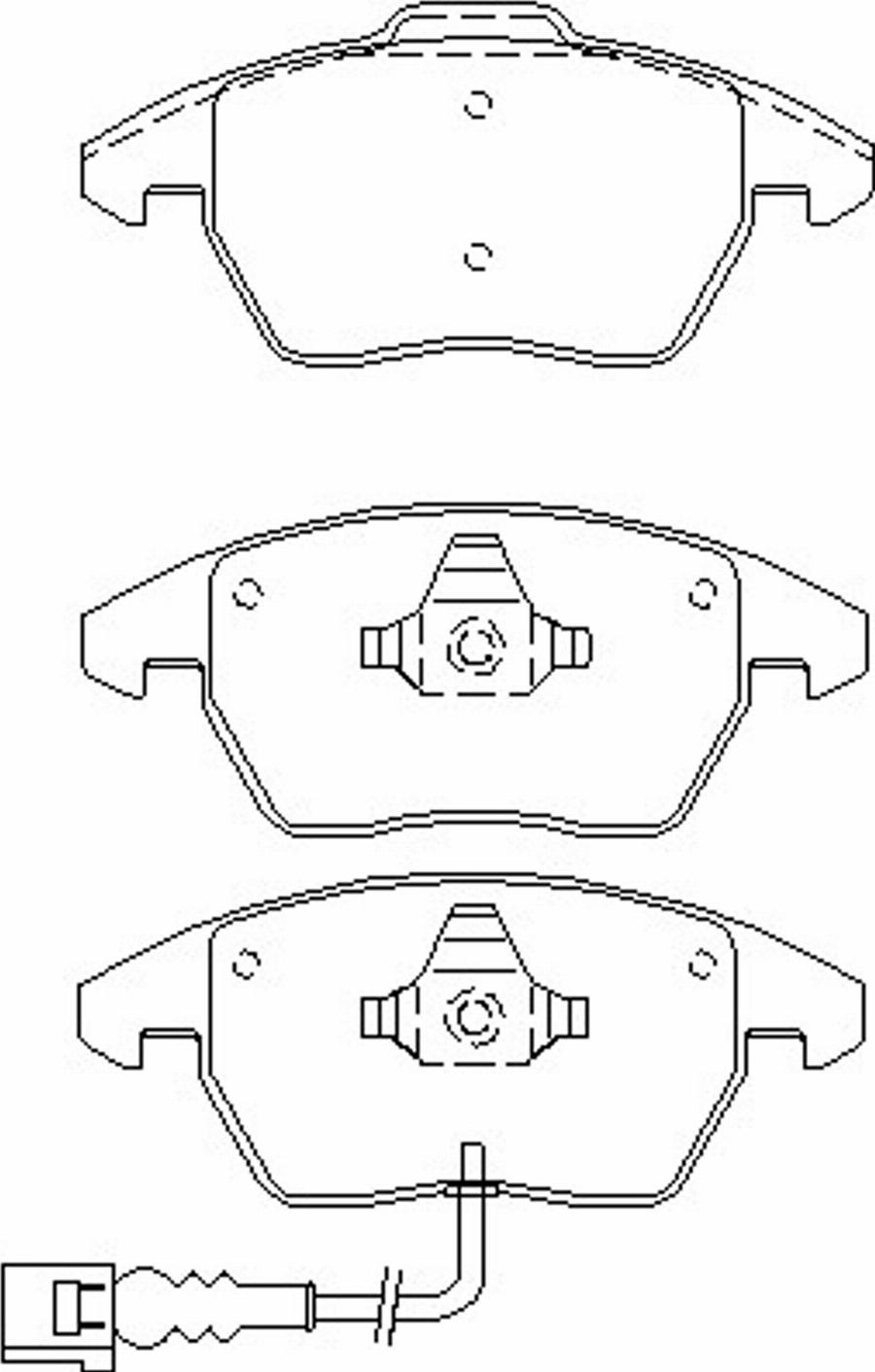 Textar 2358791 - Kit de plaquettes de frein, frein à disque cwaw.fr