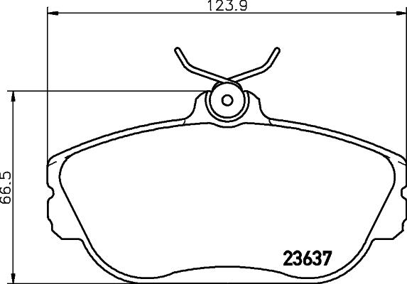 Textar 2363701 - Kit de plaquettes de frein, frein à disque cwaw.fr