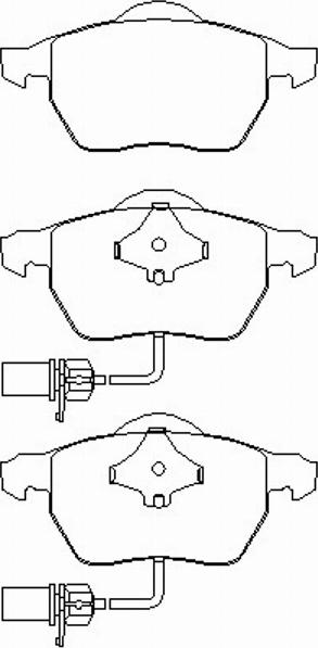 Textar 2301891 - Kit de plaquettes de frein, frein à disque cwaw.fr