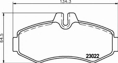 Textar 2302270 - Kit de plaquettes de frein, frein à disque cwaw.fr