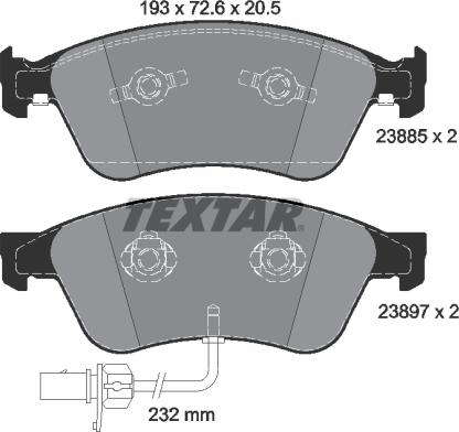 BENDIX 573207 - Kit de plaquettes de frein, frein à disque cwaw.fr