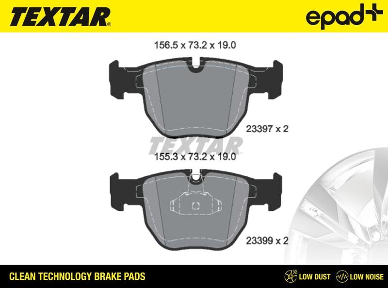 Textar 2339703CP - Kit de plaquettes de frein, frein à disque cwaw.fr