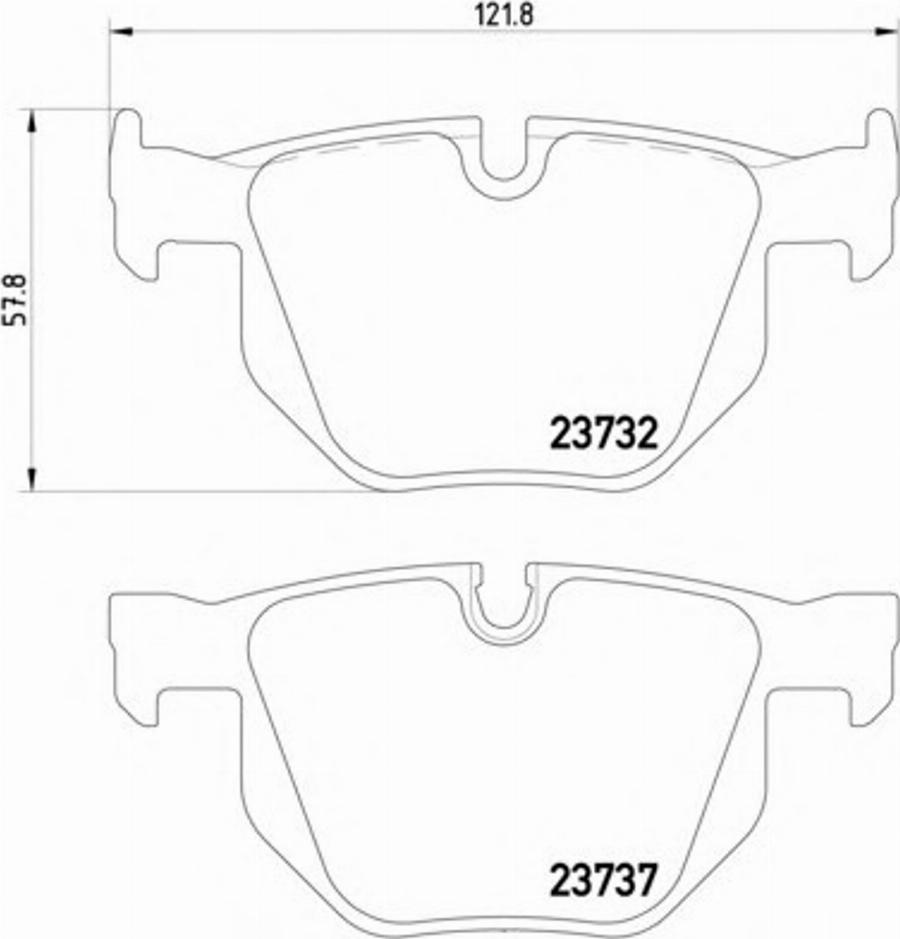 Textar 2373291 - Kit de plaquettes de frein, frein à disque cwaw.fr