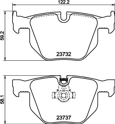 Textar 2373207 - Kit de plaquettes de frein, frein à disque cwaw.fr