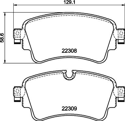 Textar 2230804 - Kit de plaquettes de frein, frein à disque cwaw.fr