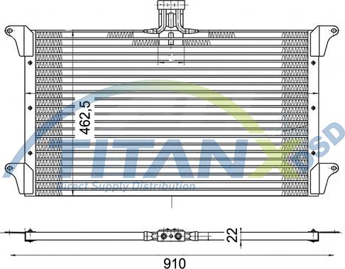 TITANX CD149002 - Condensateur, climatisation cwaw.fr