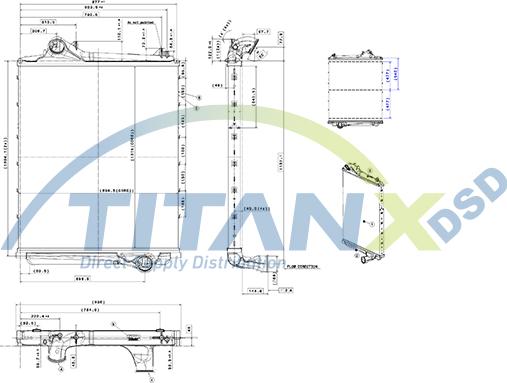 TITANX IX129007 - Intercooler, échangeur cwaw.fr