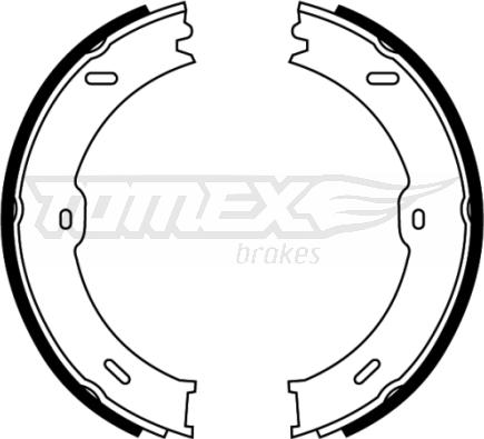 TOMEX brakes TX 22-13 - Jeu de mâchoires de frein cwaw.fr