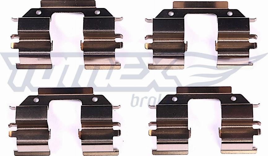 TOMEX brakes TX 44-45 - Kit d'accessoires, plaquette de frein à disque cwaw.fr