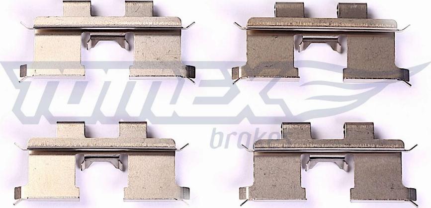 TOMEX brakes TX 44-46 - Kit d'accessoires, plaquette de frein à disque cwaw.fr