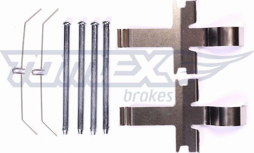 TOMEX brakes TX 44-09 - Kit d'accessoires, plaquette de frein à disque cwaw.fr