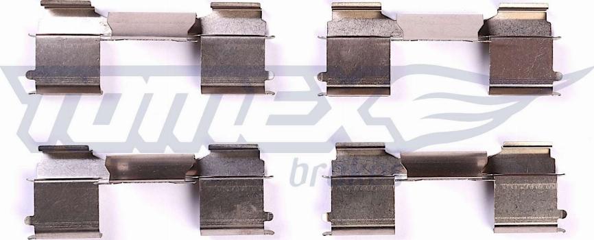 TOMEX brakes TX 44-06 - Kit d'accessoires, plaquette de frein à disque cwaw.fr