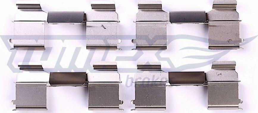 TOMEX brakes TX 44-39 - Kit d'accessoires, plaquette de frein à disque cwaw.fr