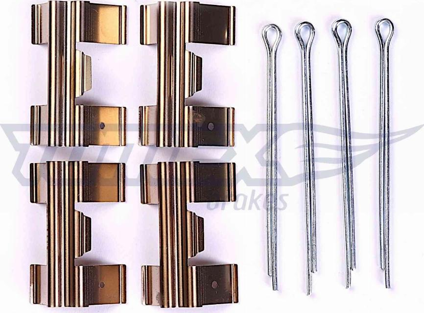 TOMEX brakes TX 44-31 - Kit d'accessoires, plaquette de frein à disque cwaw.fr