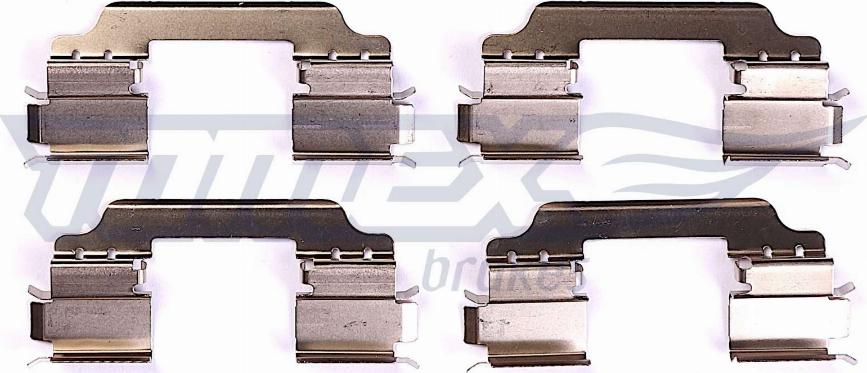 TOMEX brakes TX 44-77 - Kit d'accessoires, plaquette de frein à disque cwaw.fr