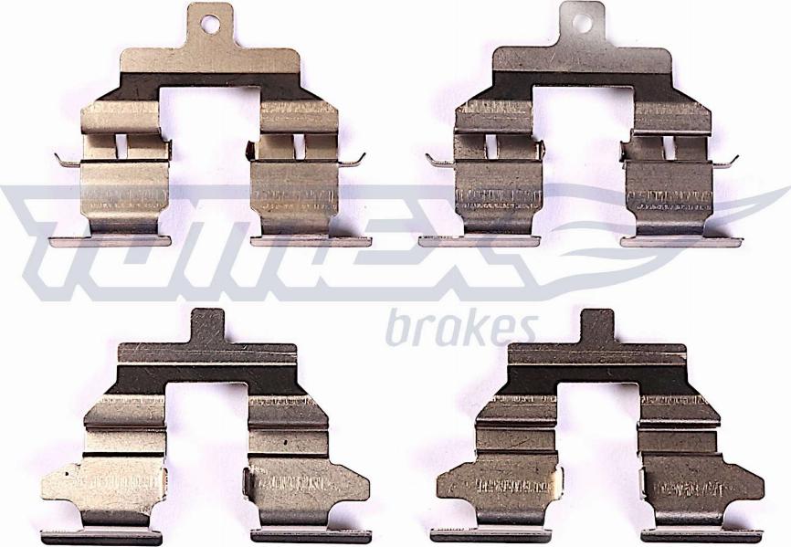 TOMEX brakes TX 43-96 - Kit d'accessoires, plaquette de frein à disque cwaw.fr