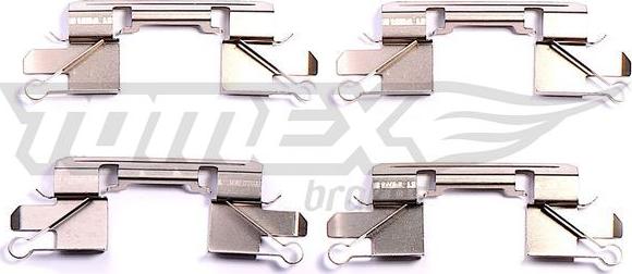 TOMEX brakes TX 43-91 - Kit d'accessoires, plaquette de frein à disque cwaw.fr