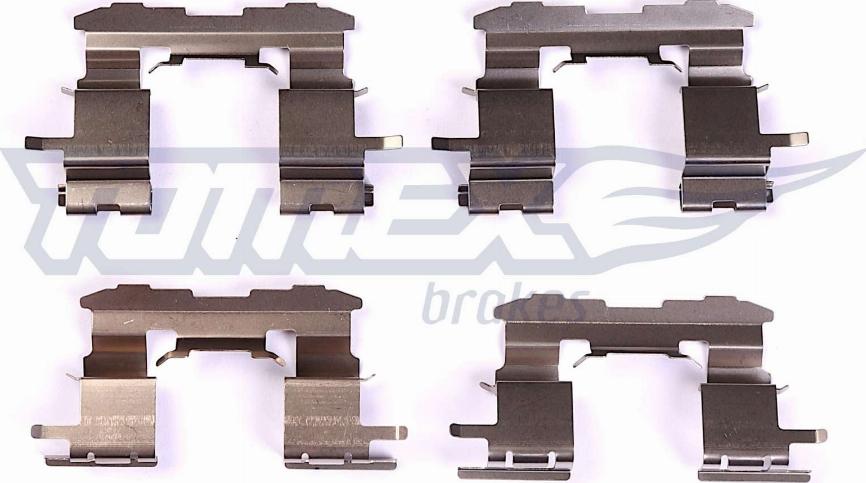 TOMEX brakes TX 43-97 - Kit d'accessoires, plaquette de frein à disque cwaw.fr