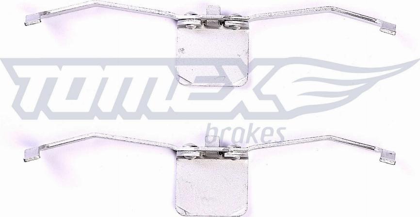 TOMEX brakes TX 43-40 - Kit d'accessoires, plaquette de frein à disque cwaw.fr