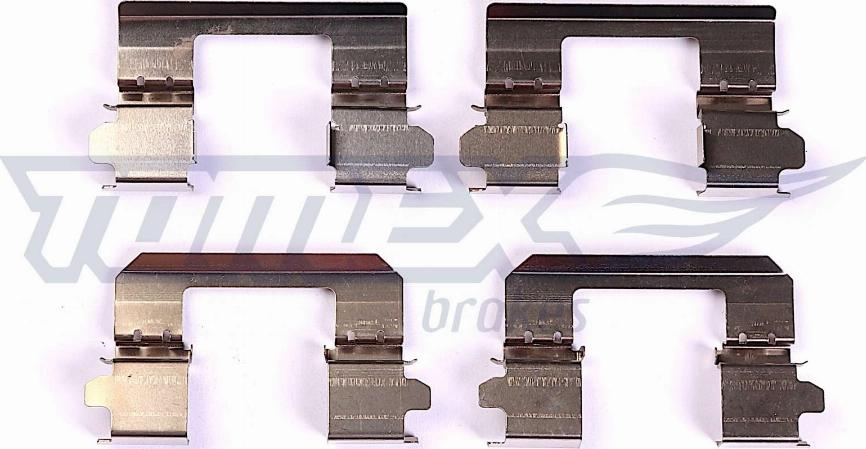 TOMEX brakes TX 43-48 - Kit d'accessoires, plaquette de frein à disque cwaw.fr