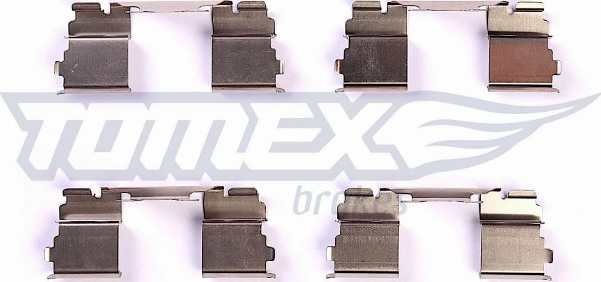 TOMEX brakes TX 43-50 - Kit d'accessoires, plaquette de frein à disque cwaw.fr