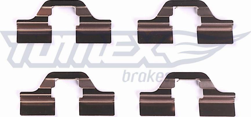 TOMEX brakes TX 43-05 - Kit d'accessoires, plaquette de frein à disque cwaw.fr