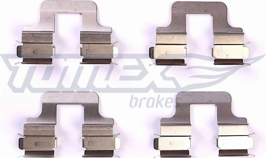 TOMEX brakes TX 43-15 - Kit d'accessoires, plaquette de frein à disque cwaw.fr