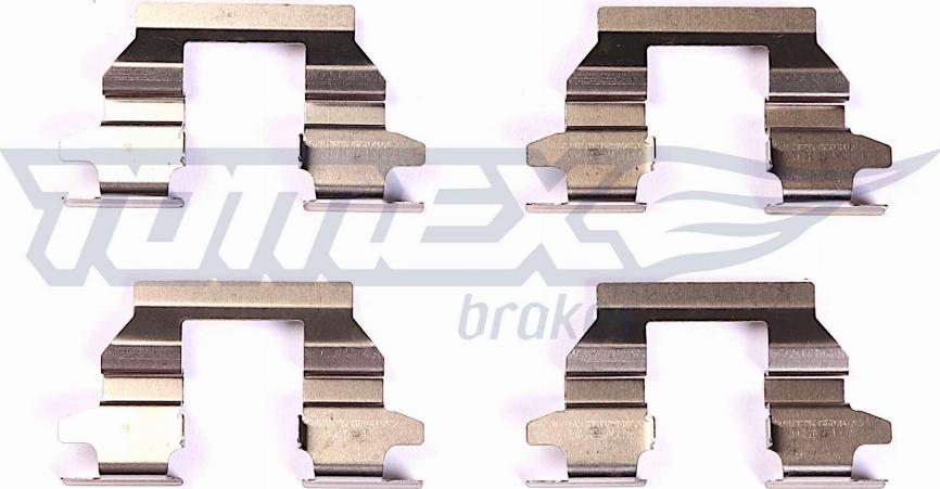 TOMEX brakes TX 43-85 - Kit d'accessoires, plaquette de frein à disque cwaw.fr