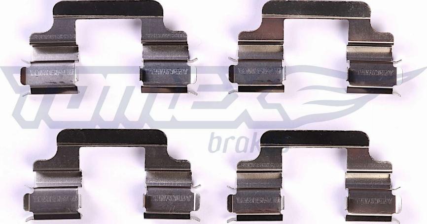 TOMEX brakes TX 43-33 - Kit d'accessoires, plaquette de frein à disque cwaw.fr