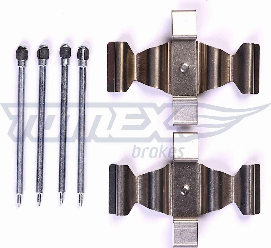 TOMEX brakes TX 43-71 - Kit d'accessoires, plaquette de frein à disque cwaw.fr