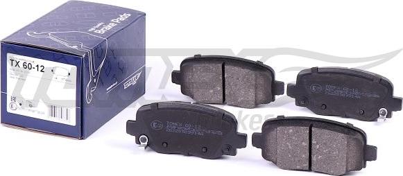 TOMEX brakes TX 60-12 - Kit de plaquettes de frein, frein à disque cwaw.fr