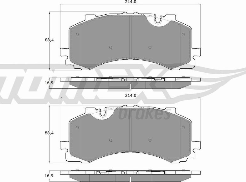 TOMEX brakes TX 19-41 - Kit de plaquettes de frein, frein à disque cwaw.fr