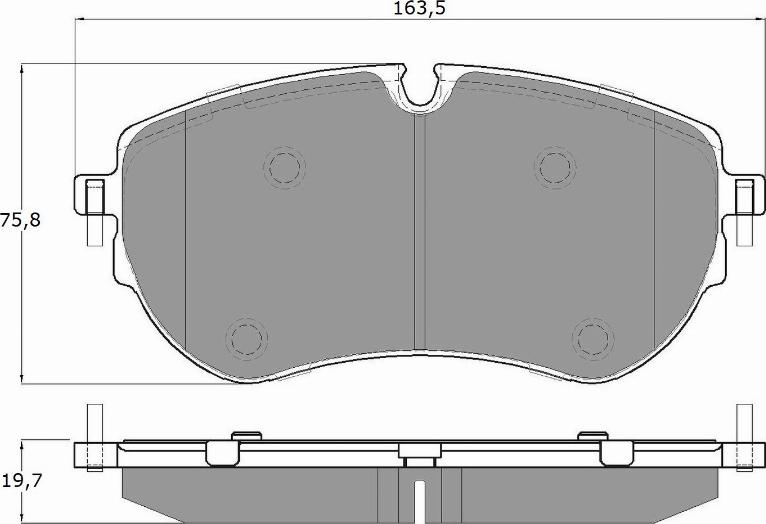 TOMEX brakes TX 19-13 - Kit de plaquettes de frein, frein à disque cwaw.fr