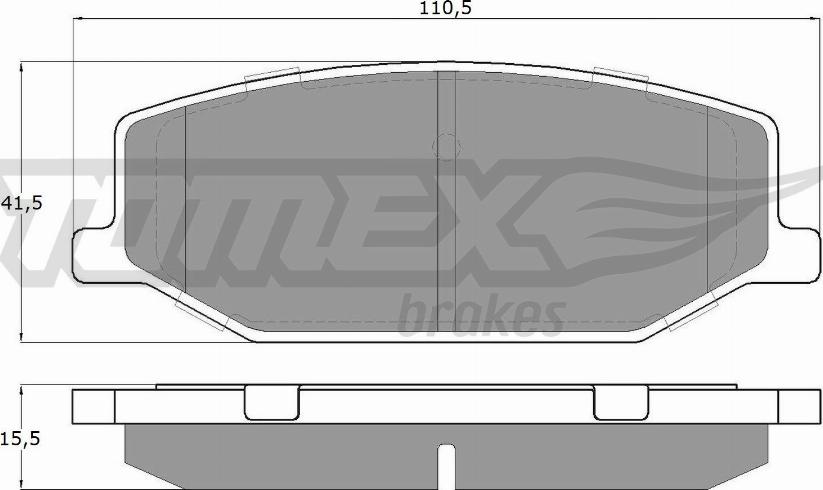 TOMEX brakes TX 19-36 - Kit de plaquettes de frein, frein à disque cwaw.fr