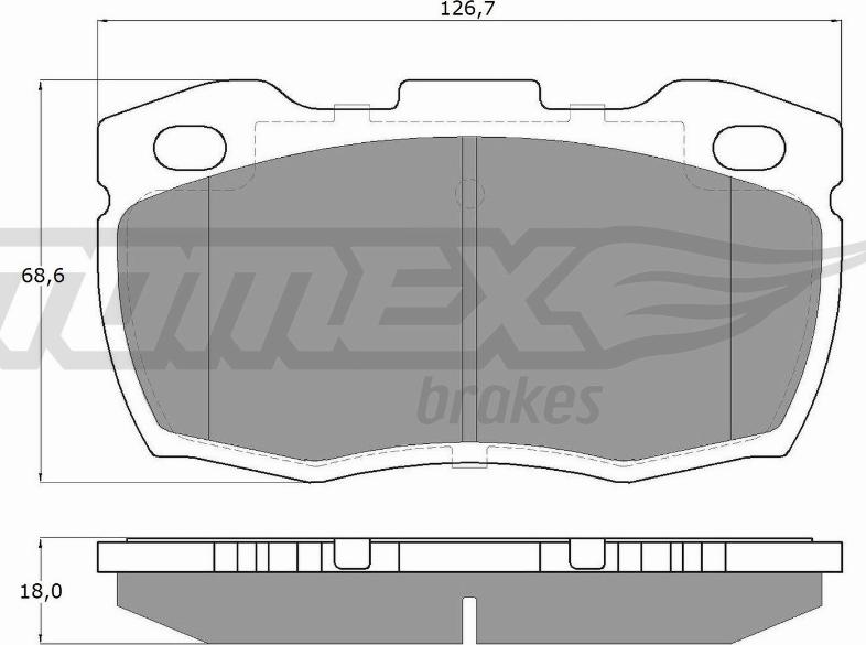 TOMEX brakes TX 19-23 - Kit de plaquettes de frein, frein à disque cwaw.fr